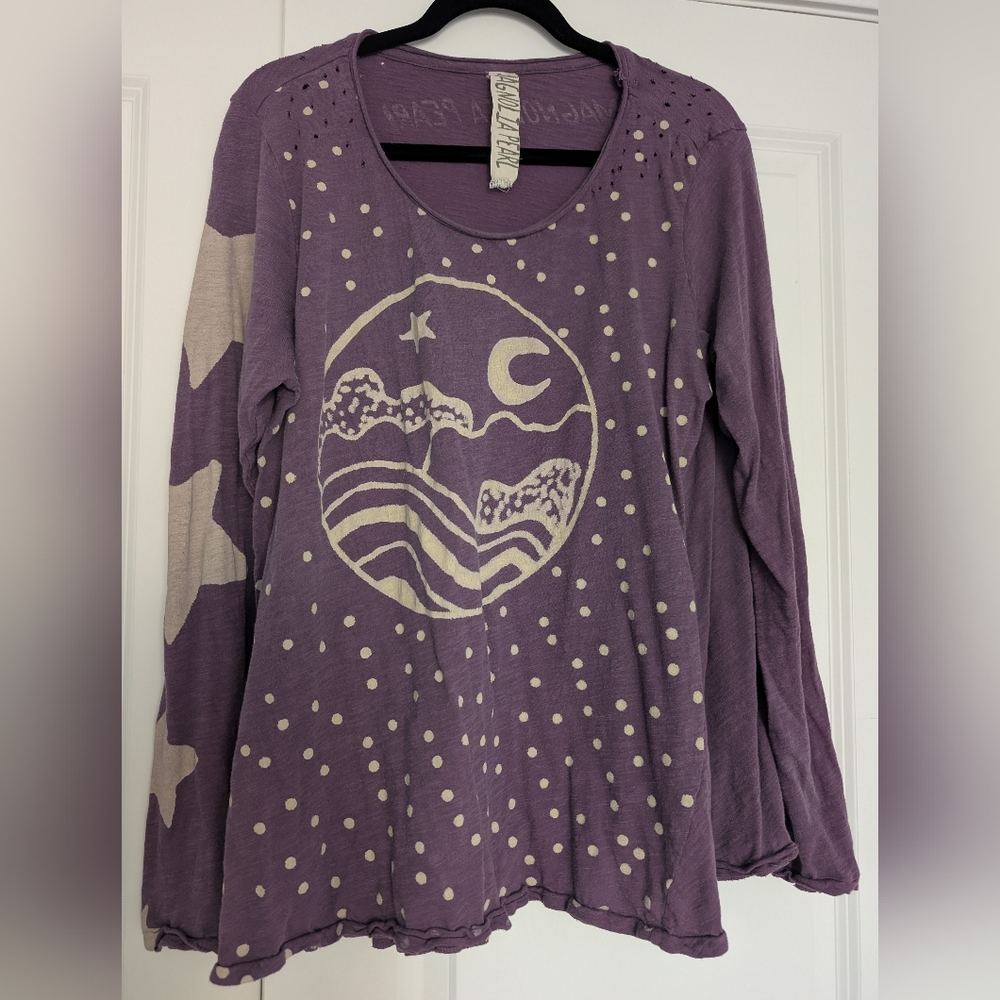 Magnolia Pearl Lavender Celestial Long Sleeve Tee